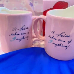 Disney The Little Mermaid Kiss Pair Mug -Ariel & Eric 12 Disney The Little Mermaid Kiss Pair Mug -Ariel & Eric -Neko Stop Sale Store S 40353797