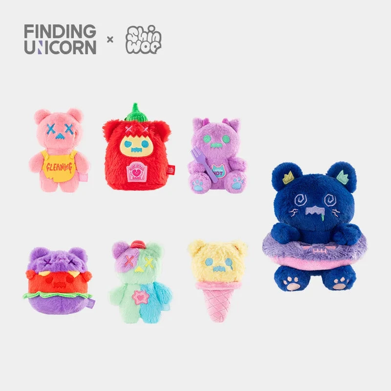 Finding Unicorn X ShinWoo Ghost Diner Plush Keychain Series 5 Finding Unicorn X ShinWoo Ghost Diner Plush Keychain Series - Image 5