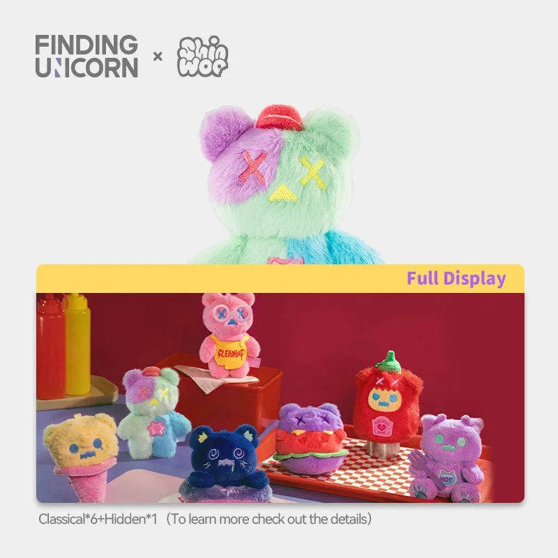 Finding Unicorn X ShinWoo Ghost Diner Plush Keychain Series 6 Finding Unicorn X ShinWoo Ghost Diner Plush Keychain Series - Image 6
